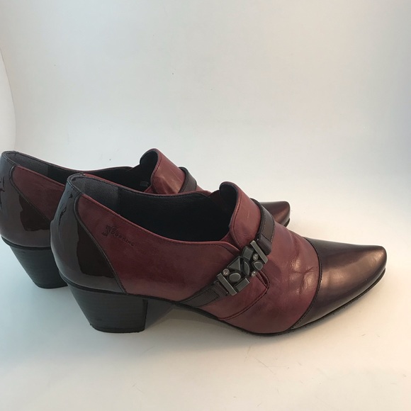 Beautiful Dorking Tirana Slip on Shoe. Size 37 Burgandy - Picture 10 of 11